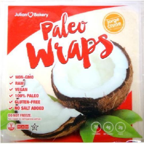 Julian Bakery Paleo Wraps Gluten Free Coconut Wraps - 84 Count .