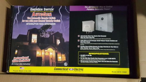 Brand New Connecticut Electric Automatic Transfer Switch Cat# ATS-12000
