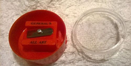GENERAL&#039;S LITTLE RED HAND-HELD PENCIL SHARPENER Made in Germany