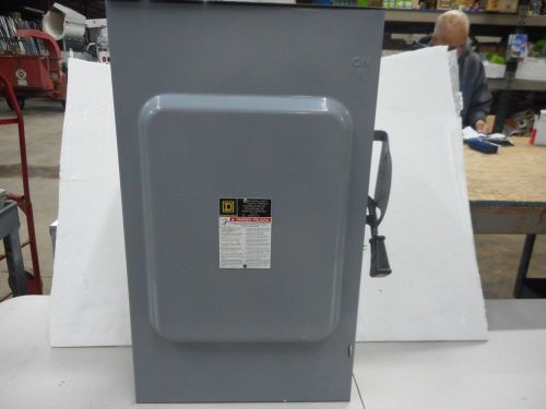 SQUARE D D224NRB 200 AMP 240 VOLT SINGLE PHASE FUSIBLE OUTDOOR DISCONNECT N3R