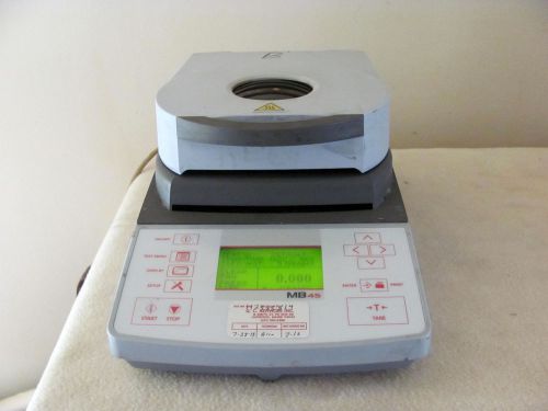 Ohaus MB45 Moisture Balance &amp; Solids Analyzer - Use for Testing Wastewater