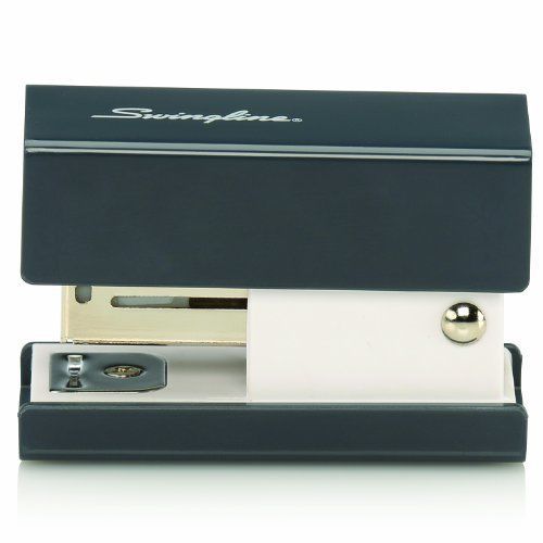 Swingline Mini Fashion Stapler, 12 Sheets, Black S7087871