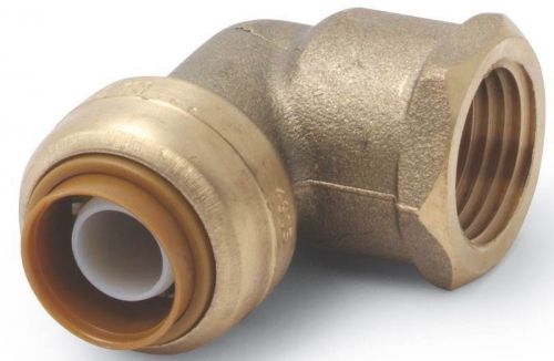 2 SharkBite 1/2&#034;- 1/2&#034; 90* Elbow Quick Connect Brass Push Fitting Coupling