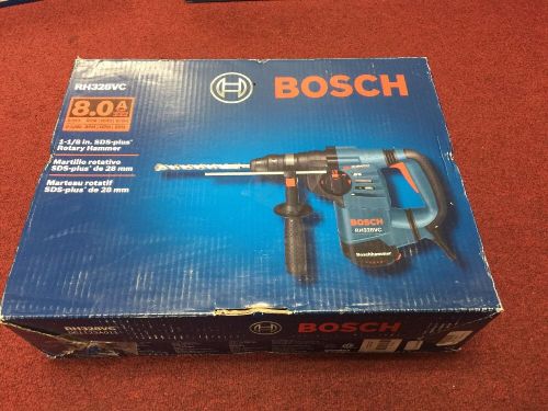 Bosch rh328vc 1-1/8&#034; sds plus rotary hammer drill + case electric tool new for sale