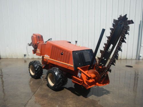 DITCH WITH 400-SX COMBO TRENCHER VIBRATORY PLOW CABLE PULLER BORING ATTACHMENT