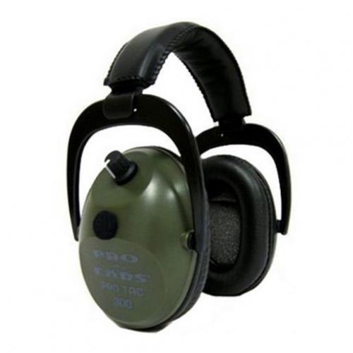 GSPT300LG Pro Ears Pro Tac Plus Gold Electronic Ear Muffs NRR 26 dB Low Profile