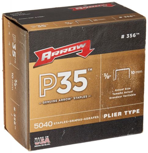 Arrow Fastener 356 Genuine P35 3/8-Inch Staples 5040-Pack