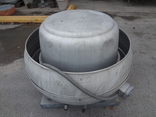 Exhaust ventilator centrifugal upblast belt drive fan #941 for sale