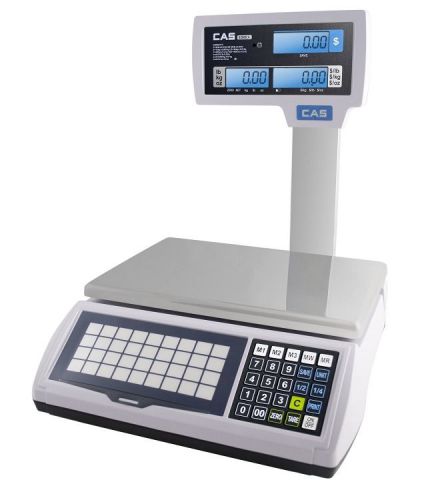 CAS S2000JR-LCD-P Price Computing Scales S2000JR-15-LCD-P, 15lb x .005 lb