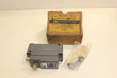 NEW 9007 AW16-BAI Square D Plug-In Precision Limit Switch 5189 Made in USA