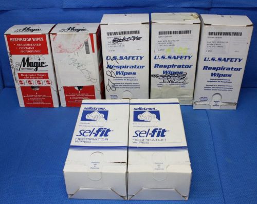 Respirator wipes sellstrom magic u.s. safety 70% isopropyl alcohol (690) each for sale