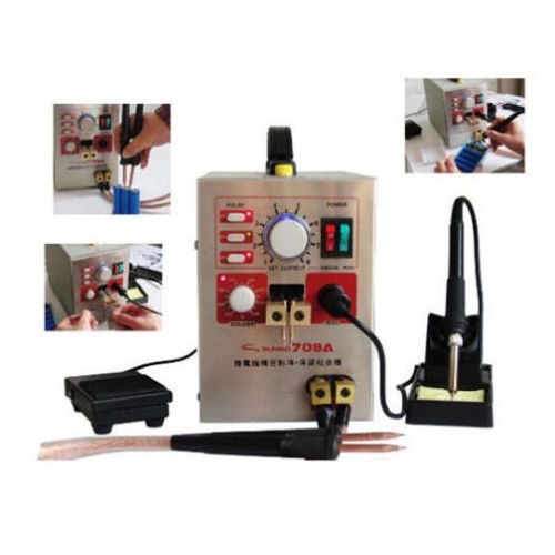 2in1 18650 battery spot welder soldering micro-computer pedal control 1.5kw 220v for sale