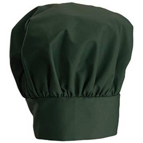 Winco CH-13GN Chef Hat, 13 in., Velcro Closure, Green