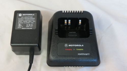 2- Motorola IntelliCharge2 RPX4747A Rapid Single Unit Battery Chargers MTS2000 w