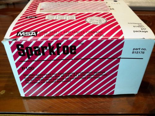 MSA Sparkfoe P100 Respirator Cartridges  (Box of 10) Part no. 815176 NOS