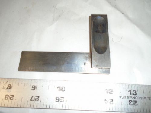 Machinist tools lathe mill machinist micro small starrett steel square gage for sale