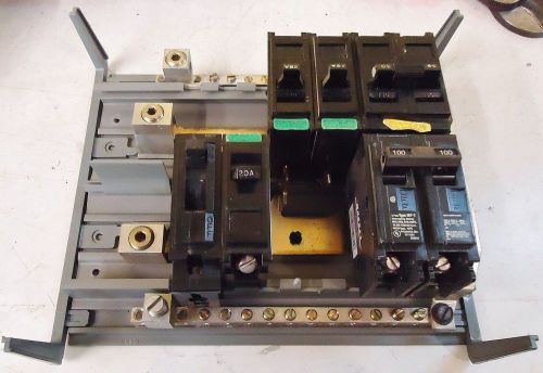 Murray &amp; general switch co. circuit breaker w/frame, 100a, 30a &amp; 20a mp2100, for sale