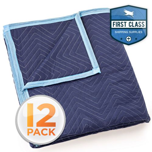 Moving Blankets Padded Furniture Pads 12 pack 72&#034; x 80&#034; 40 lbs