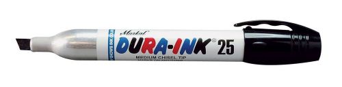 Markal 96223 dura-ink 25 permanent ink marker with chisel tip king size black... for sale