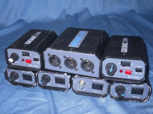 Anchor Audio Portacom Belt Pack Lot B3-2000, BP100. BP200