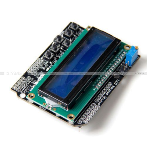 Expansion Board 1602 LCD Board Keypad Shield For Arduino Blue Backlight