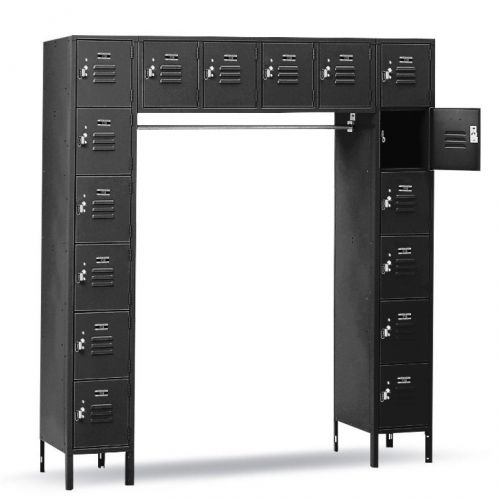 Lockers w/16 compartments a coat rod &amp; free shipping! 69&#034;w x 18&#034;d x 72&#034;h for sale