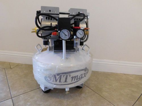 Used  ultra quiet 3/4hp medical dental oil free air compressor 220v for sale