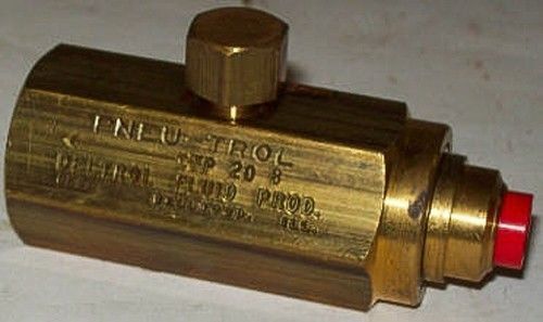 Deltrol pneutrol 3/8&#034; brass 2000 psi check valve ctb25b for sale