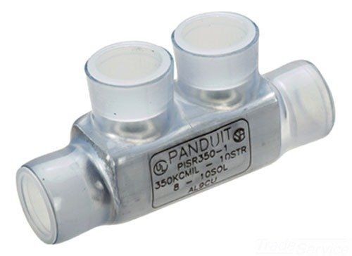 Panduit PISR1/0-1 In-Line Splicer/Reducer, Clear Insulation, 1/0 AWG STR - #14