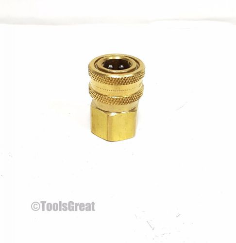 Barens Brass 3/8&#034;FPT Pressure Washer Quick Connect Female Socket