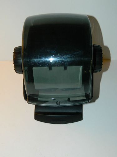 Rolodex Rotary Card File, with lid, Black