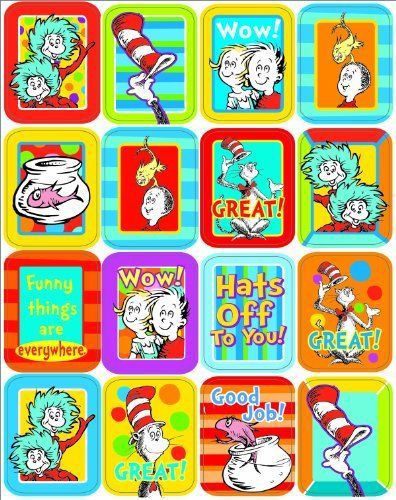 Eureka Dr. Seuss Lenticular Stickers