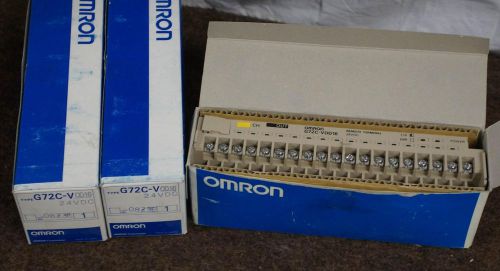1 NEW IN BOX OMRON G72C-OD16 REMOTE OUTPUT TERMINALS ! 3 AVAILABLE !!  H704