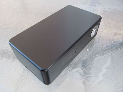 Black Unregulated *SERIES &amp; PARALLEL* Voltmeter Dual 18650 Box Mod