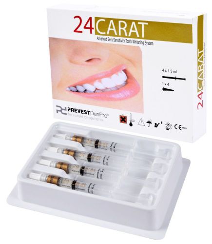 24 Carat advanced zero sensitivity TOOTH WHITENING PREVESTdental pack