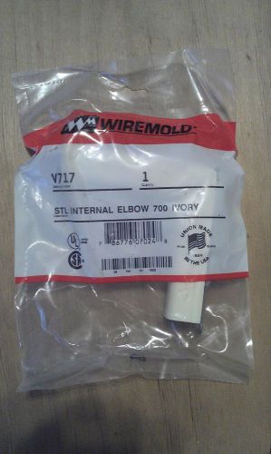 V717 wiremold stl internal elbow 700 ivory new for sale