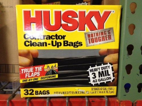 Husky Contractor Clean-up Bags 42 gallon