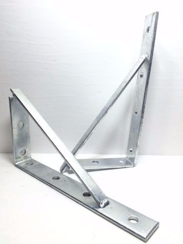 (478412g) p1773 unistrut /b-line shelf bracket /brace 12-1/2&#034; galvanized qty: 2 for sale