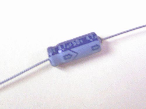Capacitor 4.7uf 50v Electrolytic axial (Qty 10)