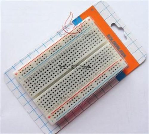 2pcs mini solderless breadboard bread board 400 contacts available test develop