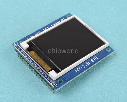 1.8&#034; Serial 128 X 160 TFT SPI LCD Module Display + PCB Adapter with SD Socket