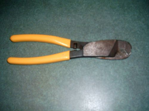 Klien Tools Cable Cutter Shear Cut 8 1/4&#034;  part # 63028