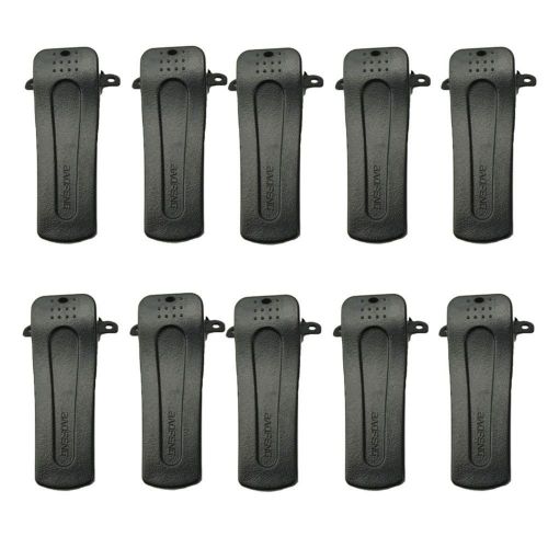 Tenq 10 X Belt Clip for Baofeng Radio H777 Bf-666s Bf-777s Bf-888s Bf-999s