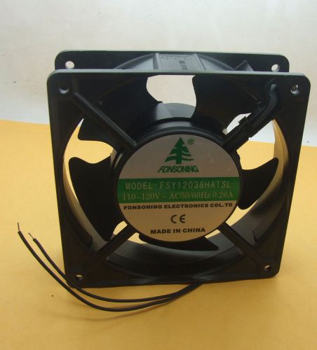 1PCS Metal 110V-120V fan 0.26A 120x120x38mm Cooling Industrial Fan AC110V Fans