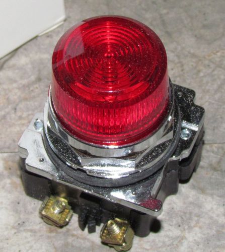 Cutler Hammer STD IND Light #10250T34R 120v Red Lens Series A-4