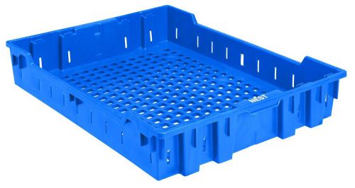 Plastic Bakery Trays - 28 x 22 x 5&#034; - Blue - Buckhorn Containers BT28220522