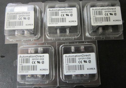 LOT OF 5 AUTOMATION DIRECT QM2N1-D24 RELAY *ORIGINAL PACKAGE*