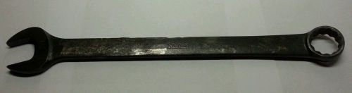Snap On 1 1/8&#034;  12 point combination wrench #GOEX36 industrial finish vintage