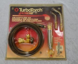 Turbotorch extreme air acetylene kit x-3b 0386-0335 b regulator  a-3 a-11 tips for sale
