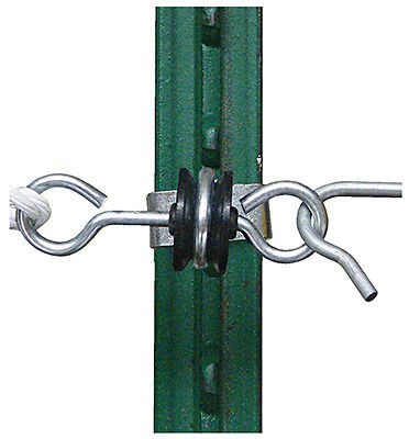 TRU TEST INC Electric Fence Gate Anchor, T-Post, 2-Pk.